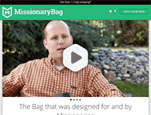 Tablet Screenshot of missionarybag.com